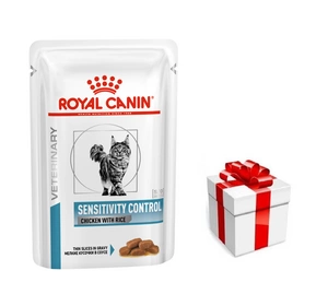 ROYAL CANIN Sensitivity Control Chicken 12x85g iepakojums + STAIGMENA KATEI
