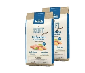 Bosch Soft Junior vistas gaļa un pastēte 2x12,5 kg