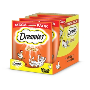 DREAMIES Mega Pack 4x180g – kaķu delikatese ar garšīgu vistu