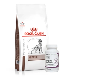 ROYAL CANIN Hepatic HF 16 1,5kg + LAB-V Hepato Protect 45 kapsulas