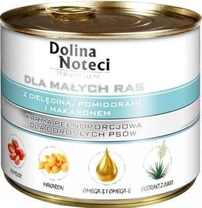 Dolina Noteci PREMIUM ar teļa gaļu, tomātiem un makaroniem mazām šķirnēm 185g x6