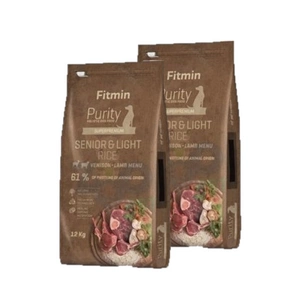 FITMIN Purity Senior Venison, Lamb&rice Light 12kg