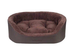 AMIPLAY - Aspen elipses tipa mājiņa brūna - S