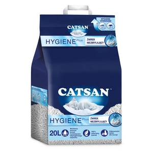 CATSAN Hygiene Plus 20l - dabīgs kaķu pakaišs