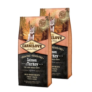 Carnilove Laši un tītara lieliem šķirnes kucēniem 12kg