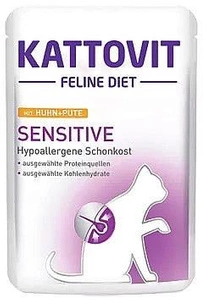 Kattovit Sensitive chicken+indica 85g maisiņš