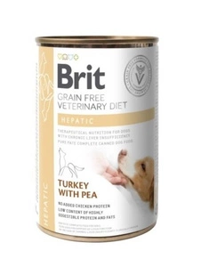 BRIT GF Veterinary Diets Dog Hepatic 400g - mitrā barība suņiem