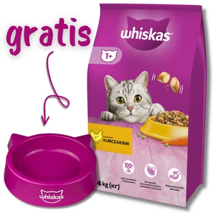 WHISKAS Adult 14kg - sausā kaķu barība ar vistu un dārzeņiem + BEZMAKSAS KAĶU PĀRTIKA !!!