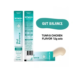 MOOCHIE VETMOO+ Gut Balance 12g gremošanas sistēmas līdzsvara un zarnu veselības atbalsts