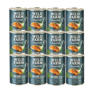 Wild Farm Superfood Salmon 400g barība suņiem bez graudiem