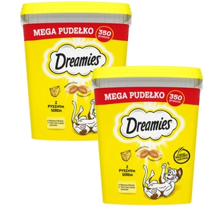 DREAMIES Mega Box 350 g - papildbarība pieaugušiem kaķiem, ar gardu sieru