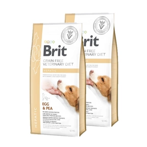 Brit gf veterinārās diētas suņiem Hepatic 2kg