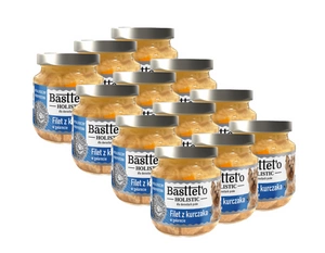 Basttet'o Holistic vistas fileja galette suņiem 130g