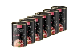 DOLINA NOTECI Piper kaķiem ar lasi 6x400g