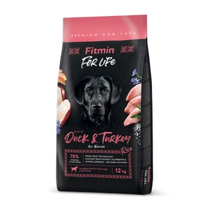 FITMIN dog For Life pīle un tītara 12 kg