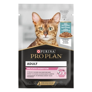 PRO PLAN Delicate Digestion Kaķu barība ar okeāna zivīm 85g