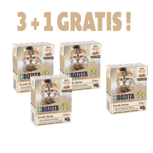 BOZITA Cat Vistas un tītara gaļa mērcē 370g