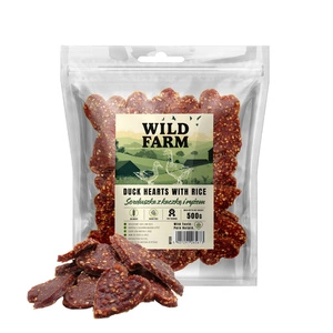 WILD FARM Sirdis ar pīli un rīsiem 500g suņu našķi