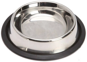 Metāla bļoda uz neslīdošas gumijas 0,25 l