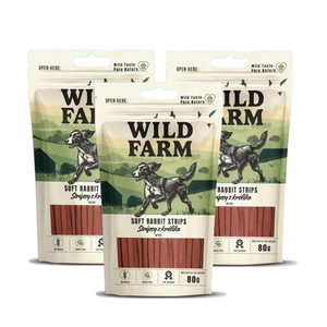 WILD FARM trušu sloksnes 80g suņu našķi