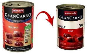 ANIMONDA GranCarno Pieaugušo suņu garša: liellopu gaļa 400g