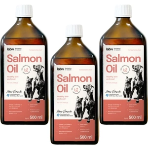 LAB V Vitamīniem bagātināta laša eļļa 500ml