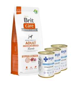 BRIT CARE Dog Hypoallergenic Adult Medium Breed Lamb 12kg