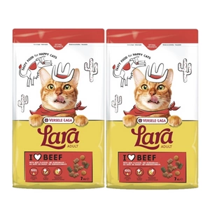 VERSELE-LAGA Lara Adult Beef 7kg - Pieaugušo kaķu barība ar liellopa gaļas garšu