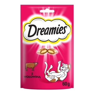 DREAMIES 60g - kaķu kārums ar gardu liellopu gaļu