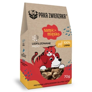 Paka Zwierzaka Lolīzē žāvēta delikatese, tikai no lamu gaļas, 70 g