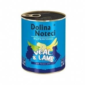 DOLINA NOTECI PREMIUM SUPERFOOD teļa un jēra gaļa 800g x12