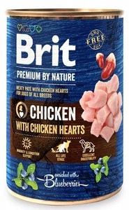 Brit Premium by Nature vistas gaļa ar vistas sirsniņām 400g