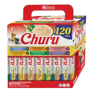 INABA Churu kaķiem - maisījums ar tunci un vistu 120x14g
