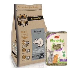 KORONA NATURY Natural-Vit barība žurkām 750g