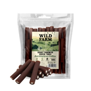 WILD FARM Trušu zobu tūbiņas 500g suņu našķi