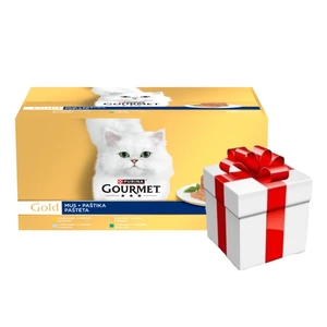 Purina Gourmet Gold kaķu barības putas 48 x 85 g