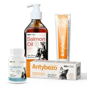 LAB V Vitamīniem bagātināta laša eļļa 250ml