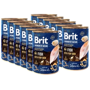 Brit Premium by Nature Zivis ar zivju ādu 400g