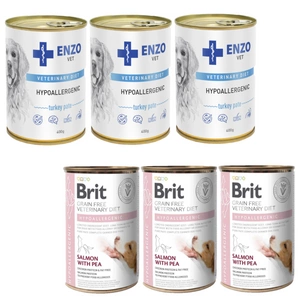 BRIT GF Veterinary Diets Dog Hypoallergenic 400g - mitrā barība suņiem