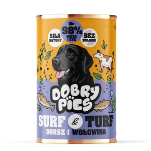 Labs suns Menca un liellopu gaļa 400g