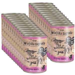 WIEJSKA ZAGRODA Gaļas barība kucēniem 400 g