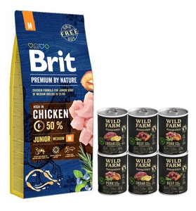BRIT Premium By Nature Junior M 15kg