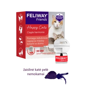 CEVA Feliway Friends difuzors + 48 ml flakons ar C.A.P. feromonu.