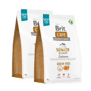BRIT CARE Dog Grain-free Senior & Light Salmon 3kg