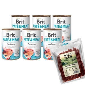 BRIT PATE & MEAT SALMON 400g