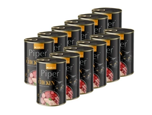 DOLINA NOTECI Piper kaķiem ar vistas gaļu 12x400g