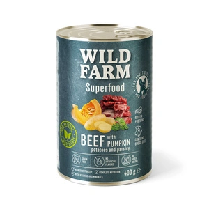 Wild Farm Superfood Beef 400g barība suņiem bez graudiem