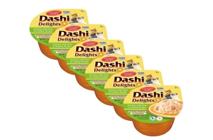 Inaba DASHI papildbarība kaķiem - buljons ar vistas un tunča garšu 6x70 g