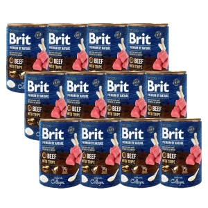 Brit Premium by Nature Liellopu gaļa ar cūku gaļu 800g