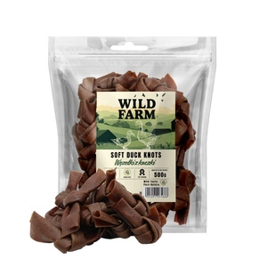 WILD FARM Pīļu mezgli 500g suņu našķi